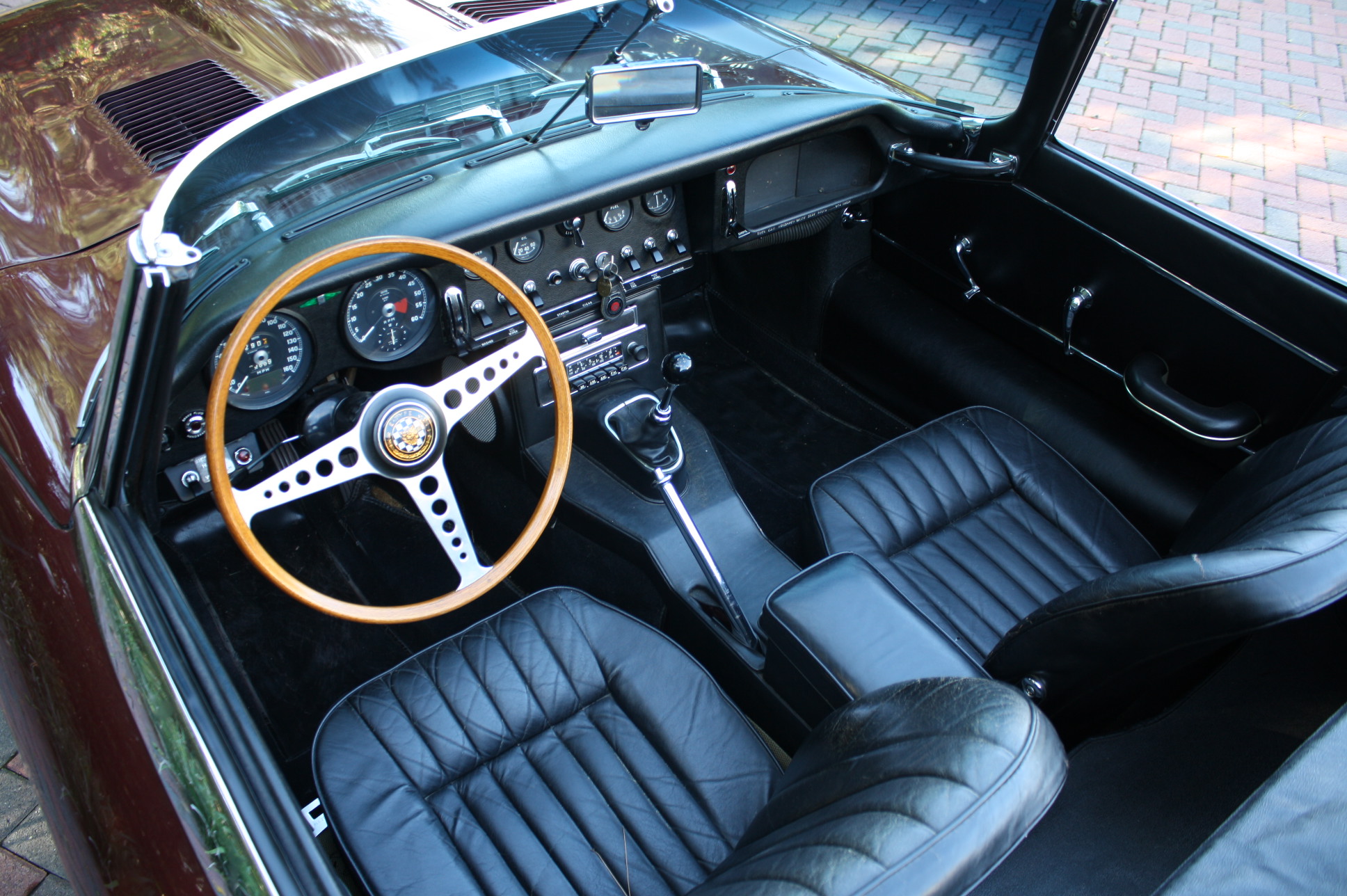 that is the original interior. Yes, it's as nice as it looks!