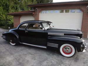 1941 Cadillac 62 Coupe, with Edmunds speed equipment - dual carbs, finned heads, dual exhaust!  SOLD BY PRIVATE TREATY.