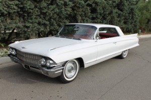 1962 Cadillac Coupe deVille 2 door hardtop. Factory A/C, Factory red bucket seats, excellent condition throughout! $23,500
