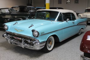 1957 Chevy Bel-air Convertible with Dual Quads, continental kit, and beautifully restored! Soon! 