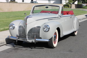 1940 Lincoln Zephyr Convertible V-12, nice condition, new interior and top. $39,500 Photos shortly