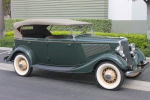 1934 Ford Phaeton. Flathead V-8, all stock, beautifully restored! CLICK THE PHOTO FOR MORE DETAILS $47,000 