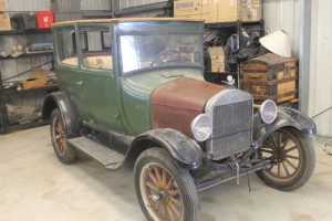1925 Ford Model T two door sedan. A bit of a project but a good solid car.  SOLD. 