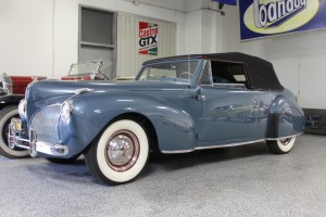 1941 Lincoln Continental Cabriolet. V-12. Totally restored, top show winner, multiple Lincoln Continental owner's club  trophies. Coming soon! 