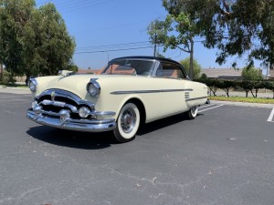 1954 Packard Pacific Hardtop .  Top of the '54 Packard lineup. 359 straight 8 , 212 HP, 4 barrel carb, ultramatic. 